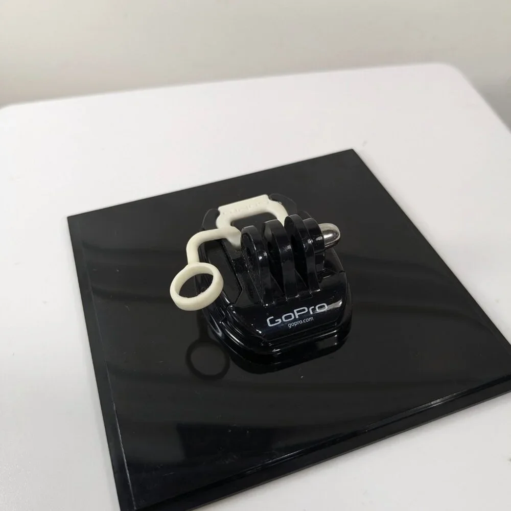 GoPro clear plastic‎ case box cube display retail container black base acrylic - Picture 6 of 11